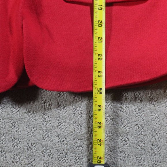 Gibson Size M Red Stretch Knit Blazer - Picture 4 of 5